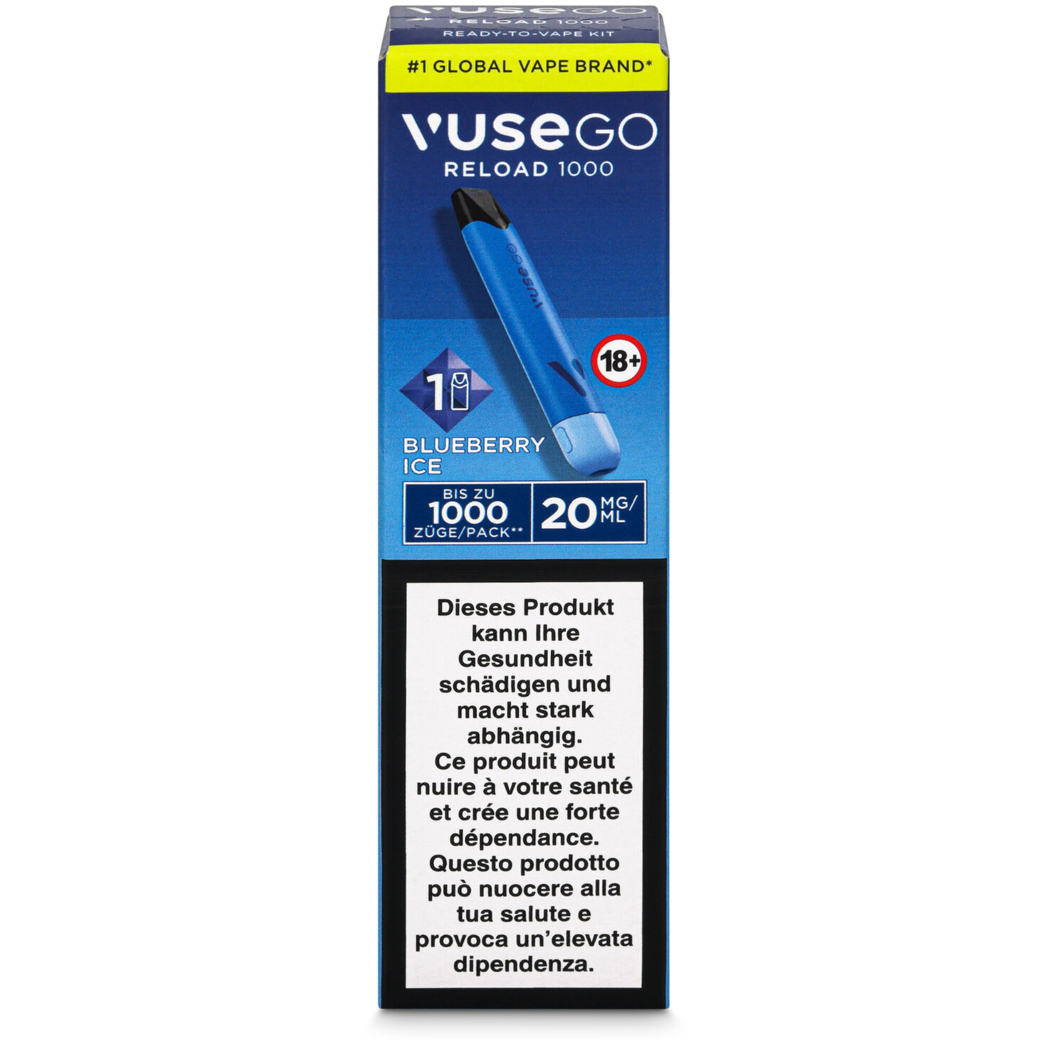 Vuse GO Reload 1000 Blueberry Ice