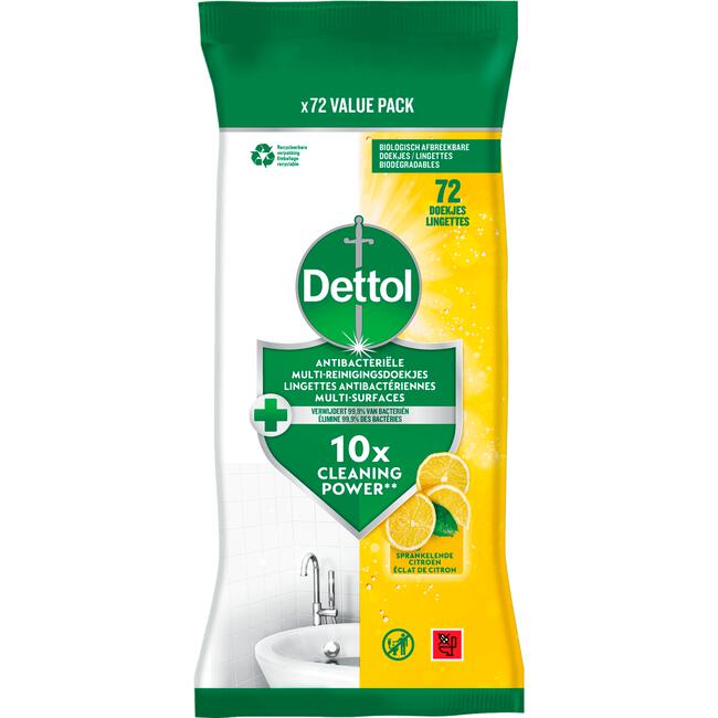 Dettol Citrus Doekjes 72 stuks
