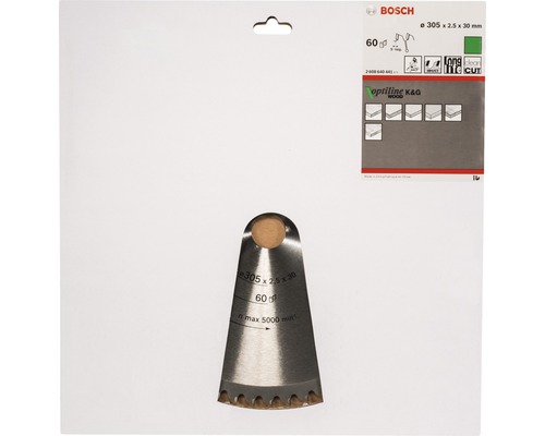 Cirkelzaagblad Optiline Wood B 305x30 mm Z60