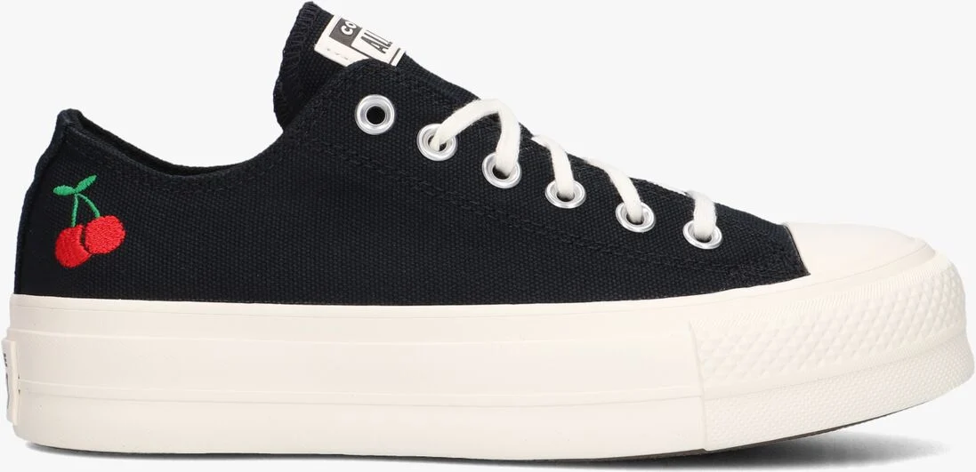 CONVERSE zwarte converse hoge sneaker chuck taylor all star lift platform