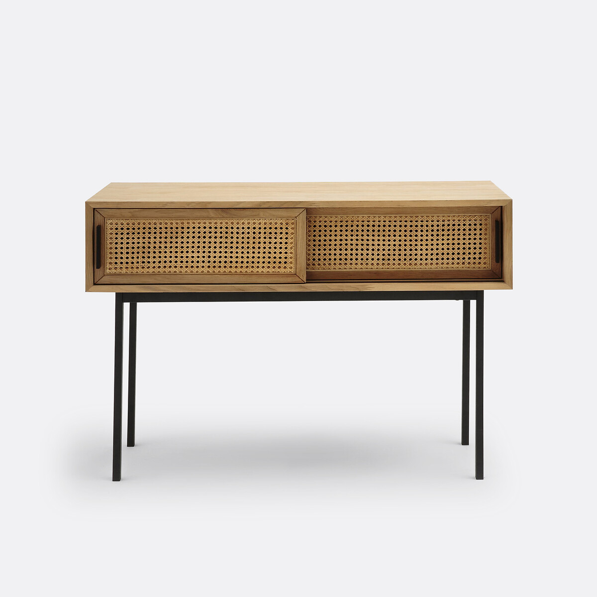 LA REDOUTE INTERIEURS<br>Mesa de parede em carvalho, portas em rattan Waska