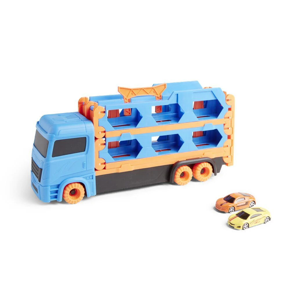 Ensemble camion et ses deux voitures