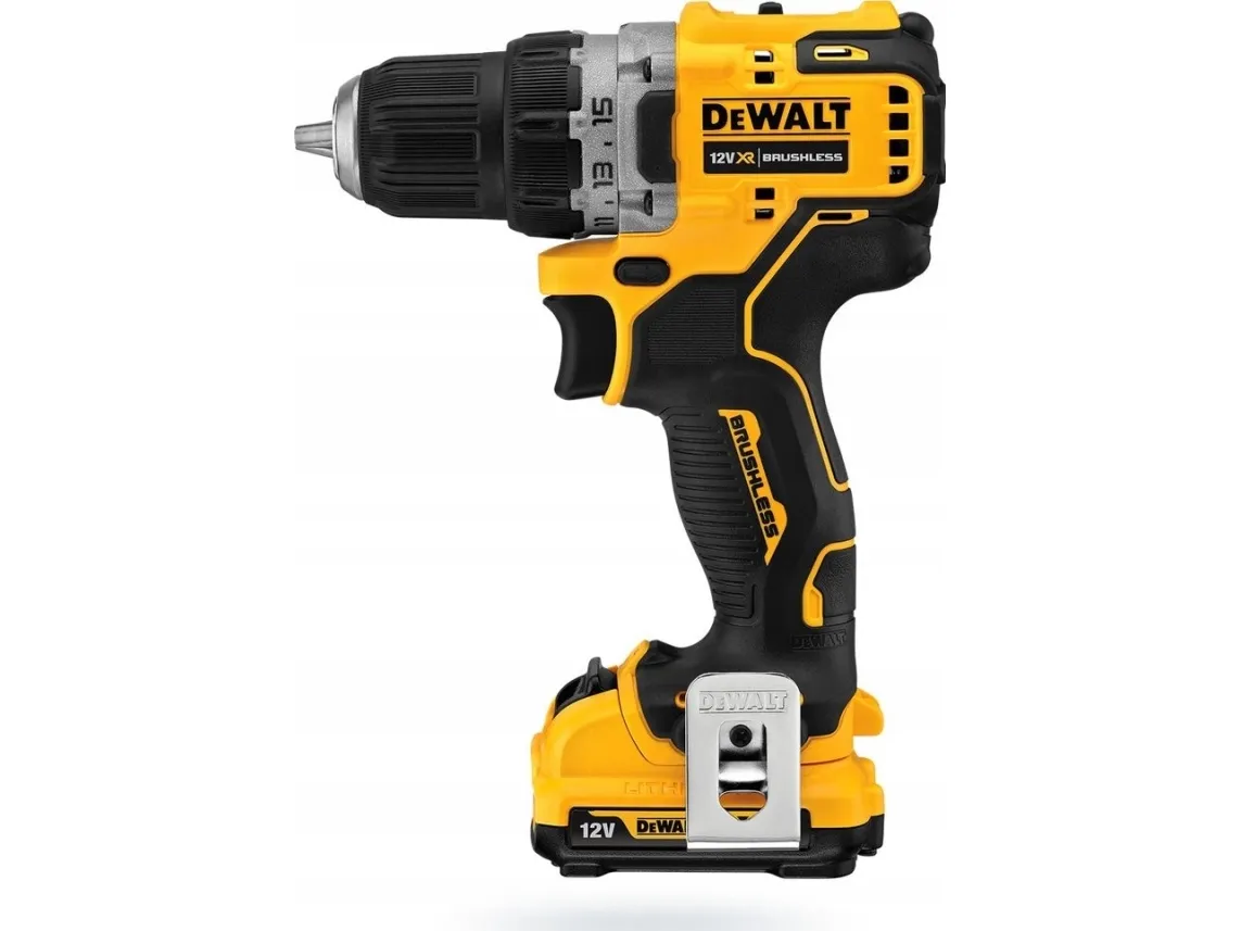 DEWALT bore-/skruemaskine 12V 57/25Nm 2x2.0Ah BRUSHLESS DCD701D2