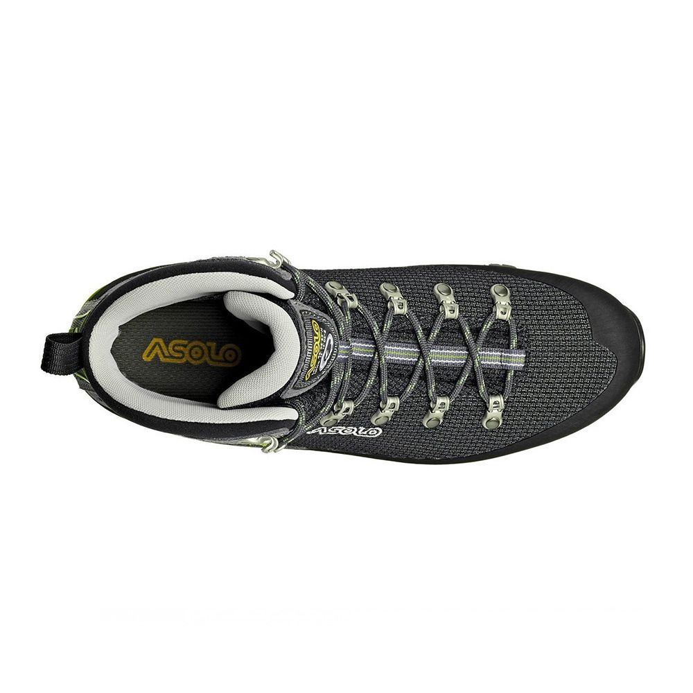 Asolo CORAX GV - Chaussures de randonné Homme nero/green lime