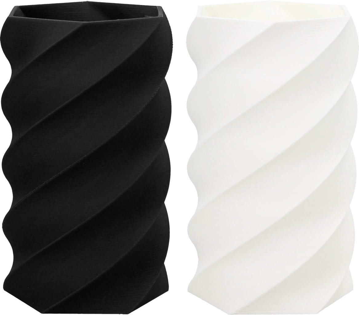 3DJAKE  ecoPLA Weiß & Schwarz Spar-Set, 2 x 1,75 mm / 1000 g    Allround PLA Filament im Spar-Set zu einem unschlagbaren Preis