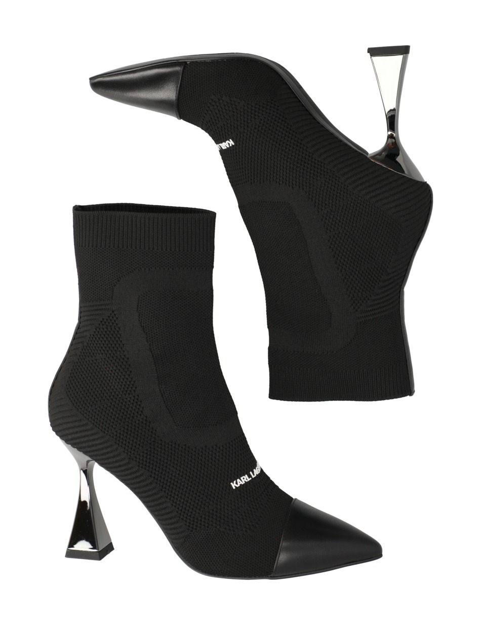 DEBUT Mix Knit Ankle Boot