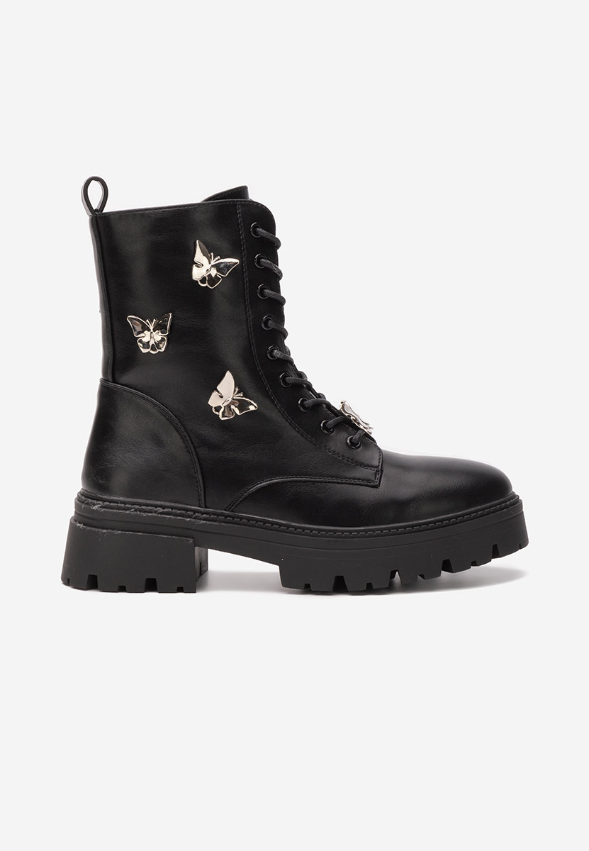 Bottines rangers femme noirs Latisa