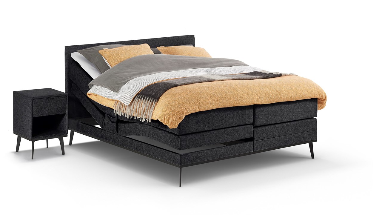 Elektrische boxspring Viggo adore antraciet