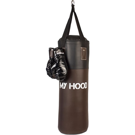 My Hood boksesæk med handsker 10 kg - retro