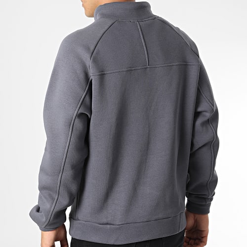 Sweat Col Zippé KL-2101 Gris Anthracite