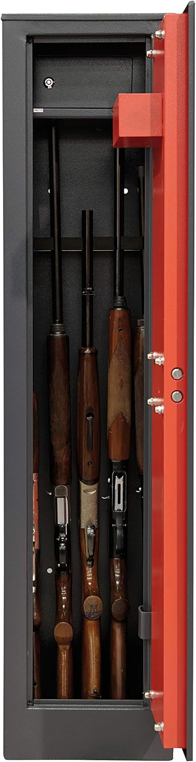 ARREGUI Braco ARM050 Stahlschrank für 5 Schrotflinten, Gewehrschrank mit Innenschublade, Waffentresor, Frankreich und Italien: gültig für alle Waffen, Spanien und Portugal: nicht zugelassen