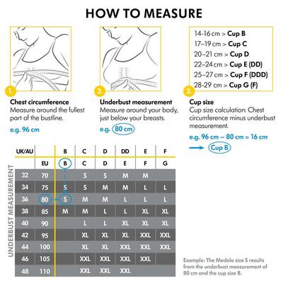 Medela Keep Cool Night Amme-BH, Hvit