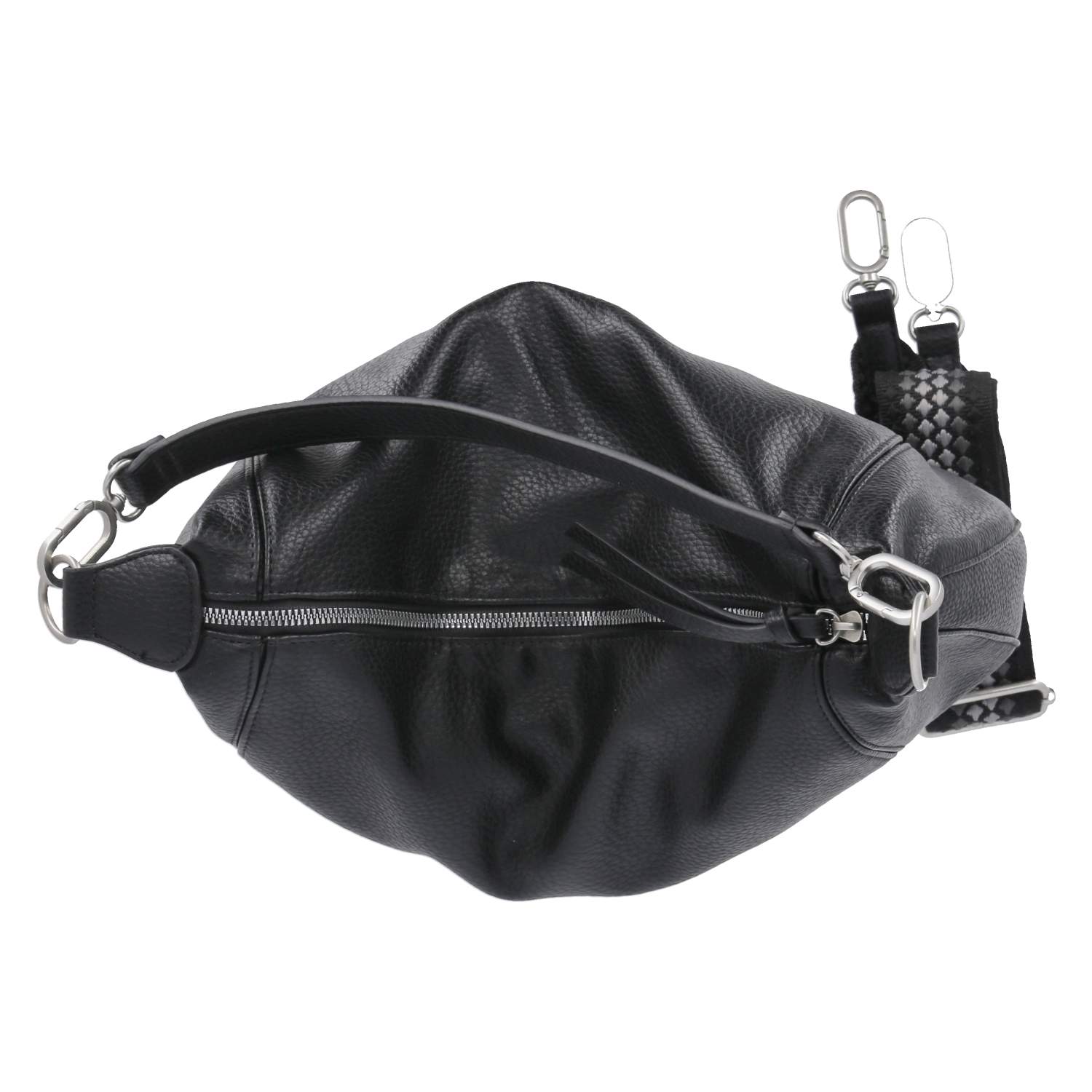 Fräulein Frida Hobo Bag - black