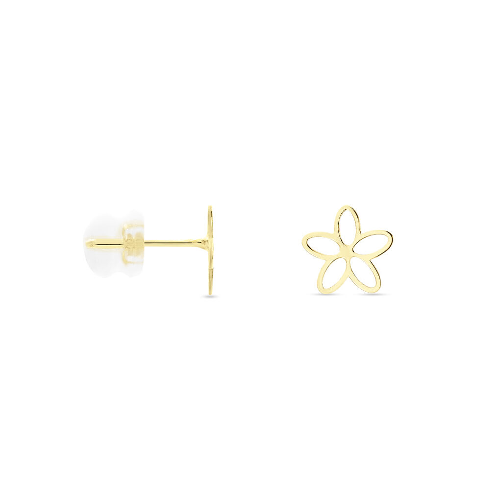 Boucles D'oreilles Puces Dacre Or Jaune