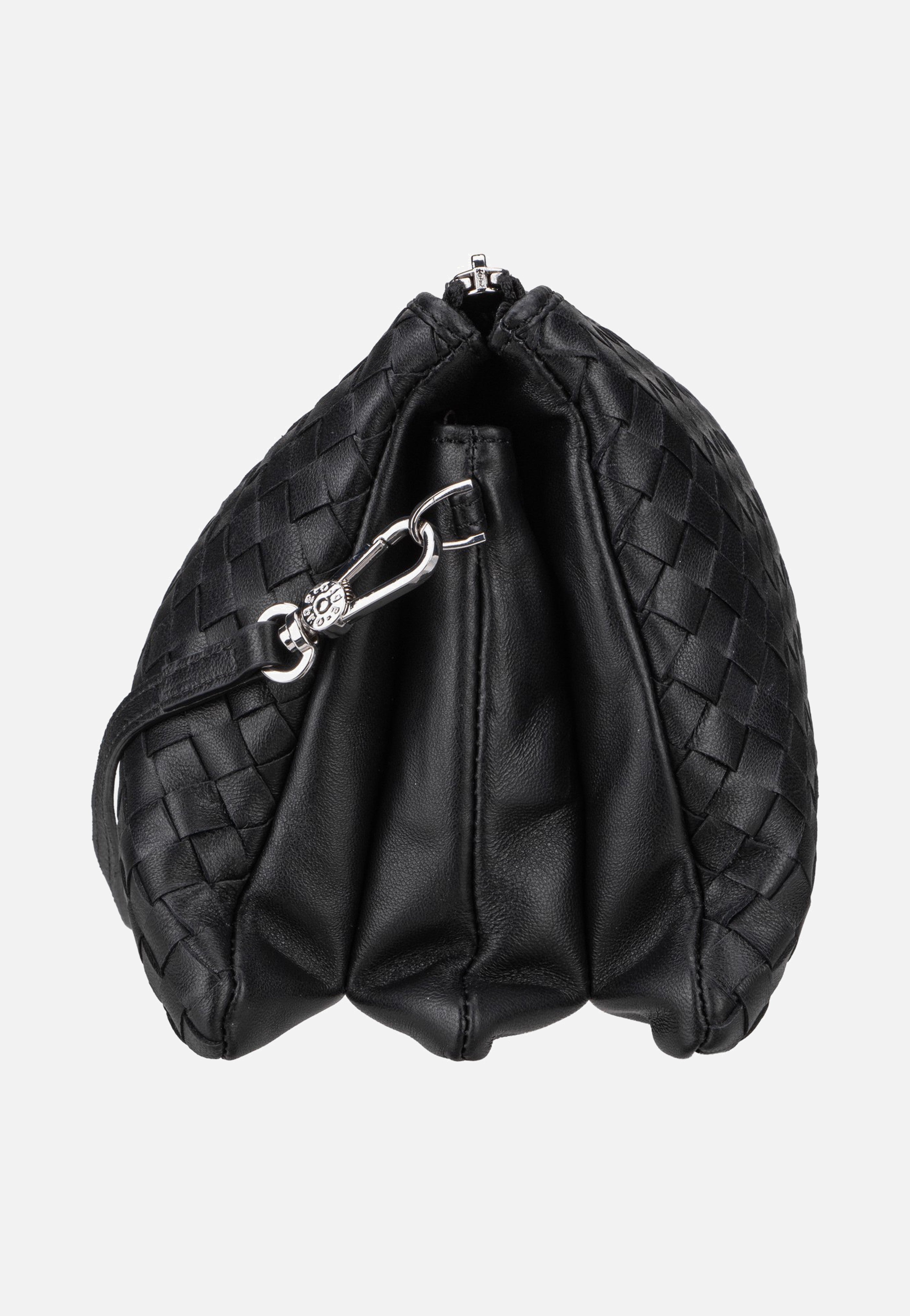 Threefold Piuma Weaving Black/Nickel - Crossbody Bag