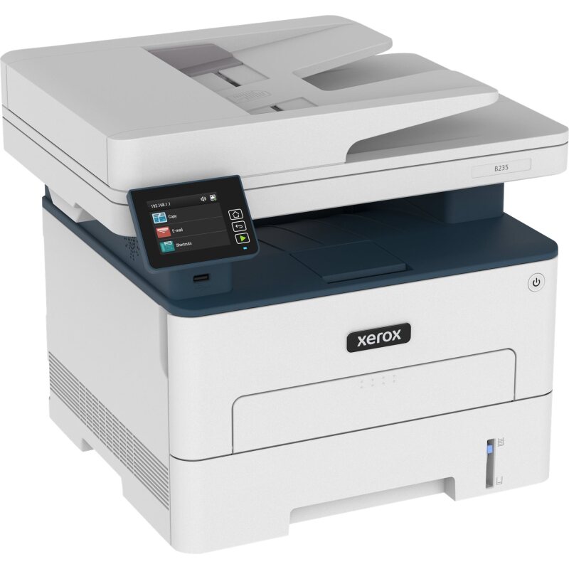 Xerox B235 copie/impression/numérisation/télécopie recto verso sans fil A4, 34 ppm, PS3 PCL5e/6, chargeur automatique de documents, 2 magasins, total 251 feuilles