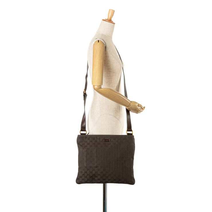 Gucci Vintage Gucci Crossbody Bag Brown