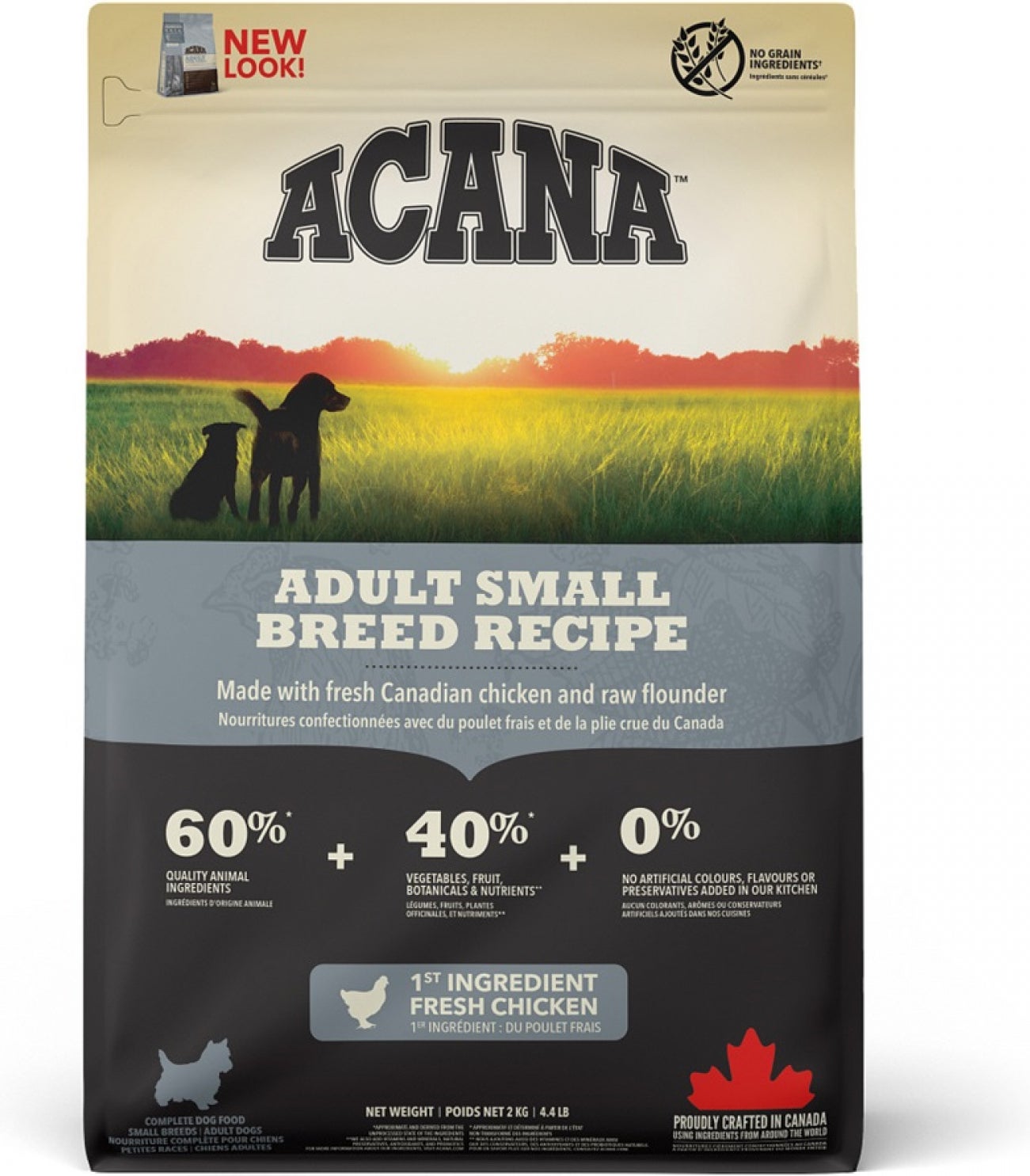 Acana hondenbrokken Heritage adult klein gevogelte 2 kg
