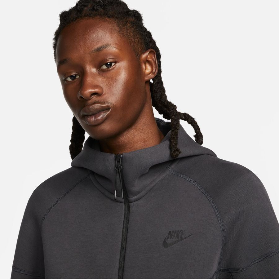 Nike Sweat à Capuche NSW Tech Fleece 24 FZ - Gris/Noir