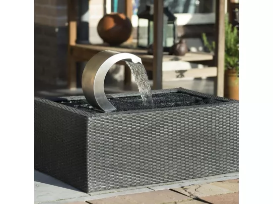 Lame d'eau en acier inoxydable Mamba S-LED Ubbink 7504632