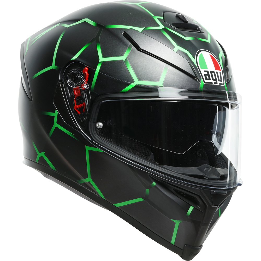AGV - Casque K5 S Vulcanum Noir / Vert