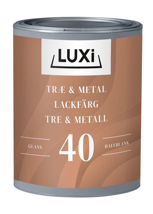 Træ & Metal 40 sort 0,75 liter - Luxi