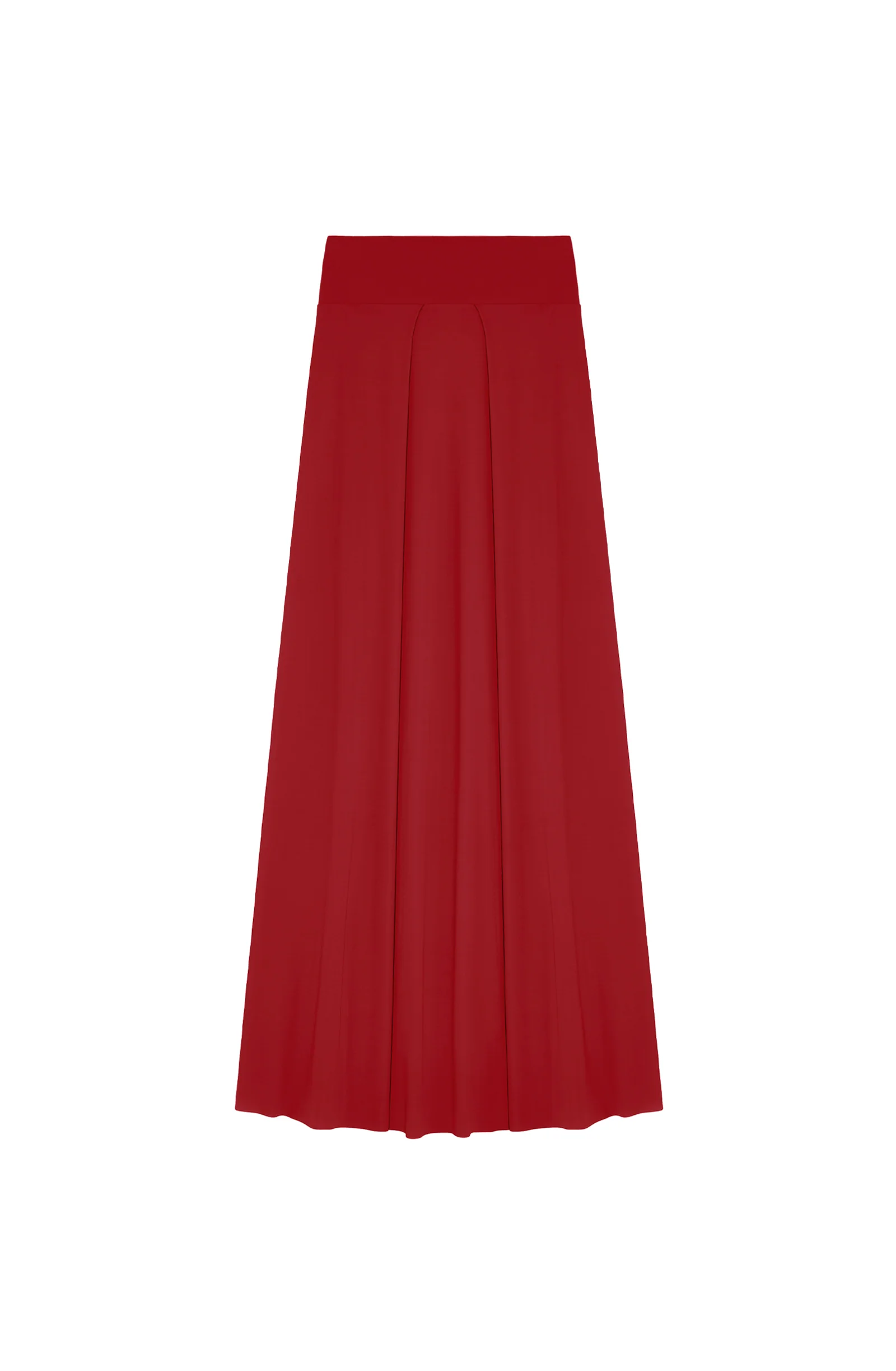 jax Jupe longue fendue rouge garance Garance