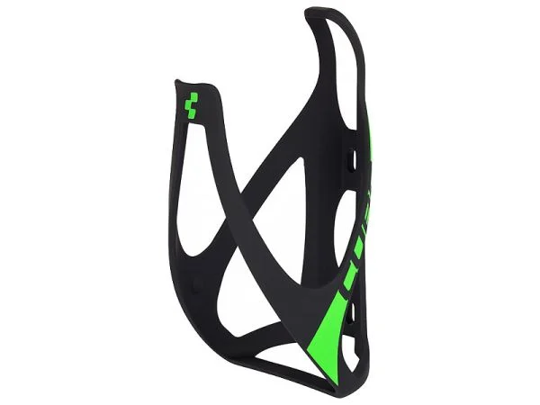 Cube HPP Flaskeholder, Matt Black'n'Green