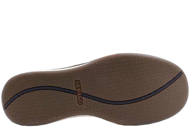SEBAGO TRITON THREE-EYE SEJLERSKO I BRUNT OLIERET SKIND