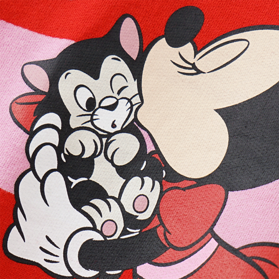 Topolino Minnie Maus Sweatshirt mit großem Print rot / rosa