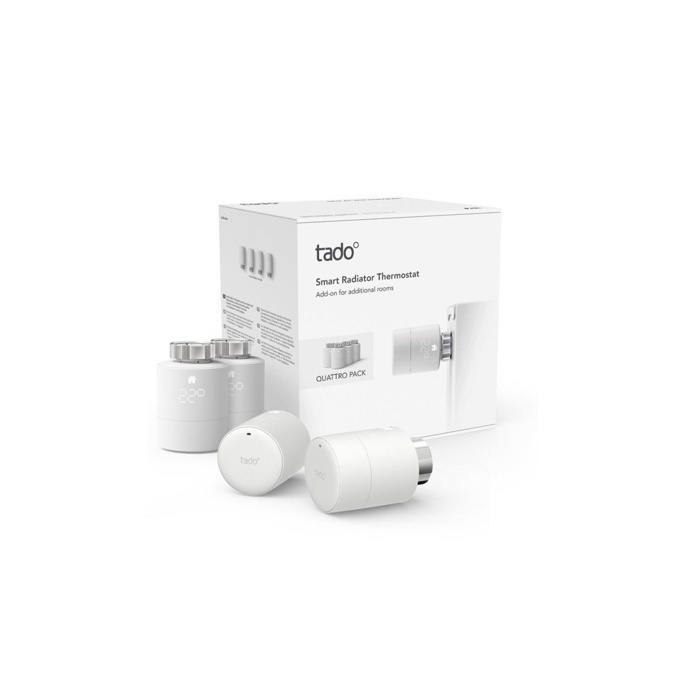 Tado - Smart Radiator Thermostat Starter Kit & 4 Thermostats - Bundle