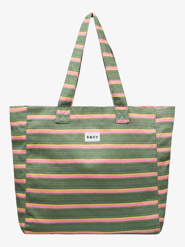 Anti Bad Vibes Grand sac tote Vert Femme