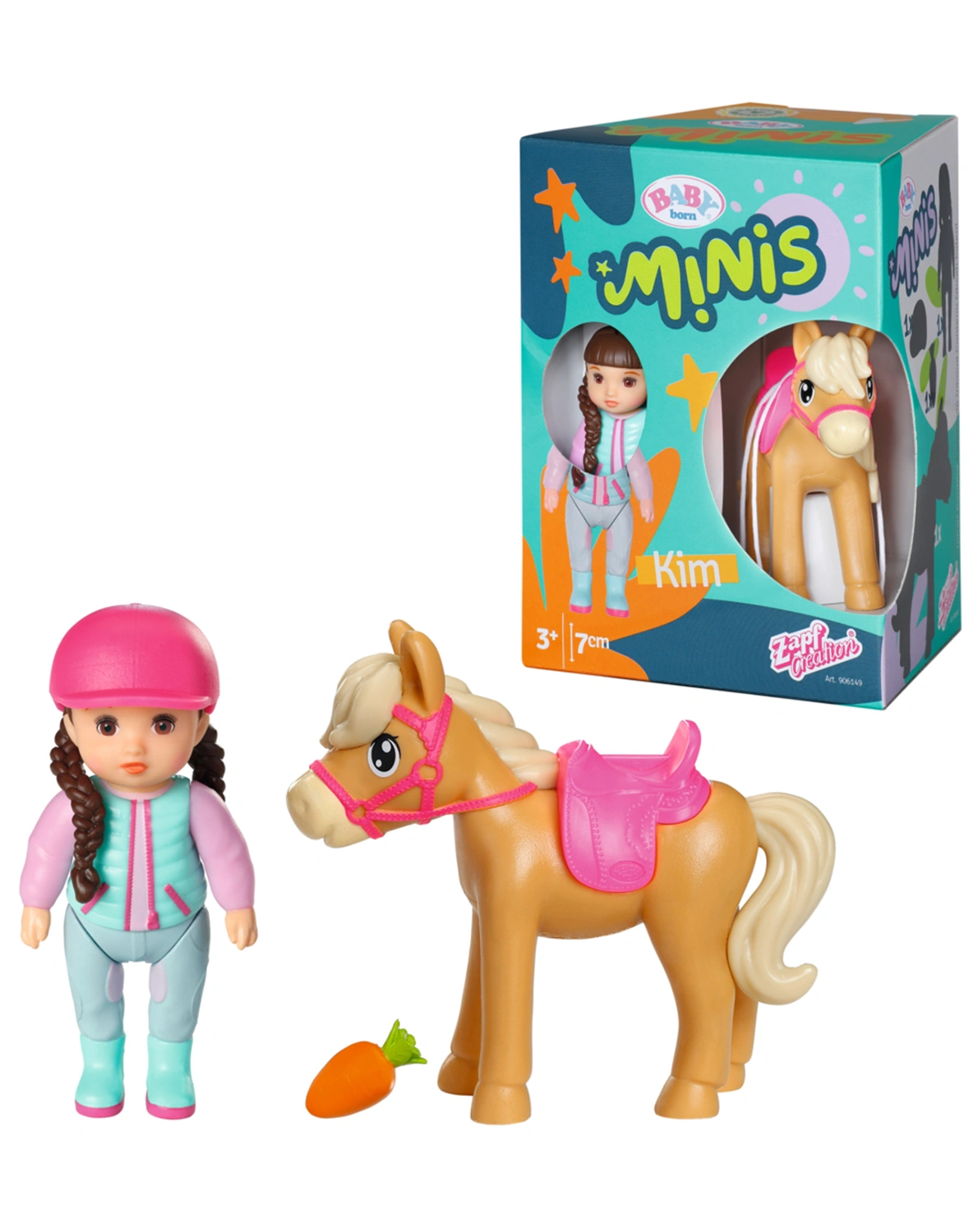 BABY born® MINIS - Puppen-Spielset HORSE FUN