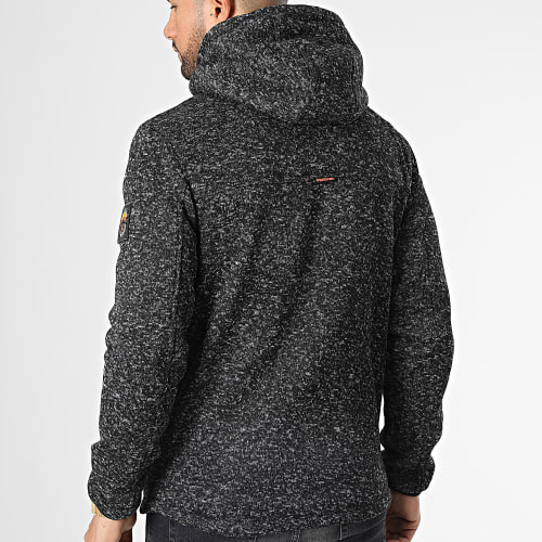 Veste Zippée Capuche Leniency Noir