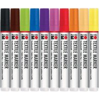 Marqueur pour tissu 'Textile Marker', set de 10