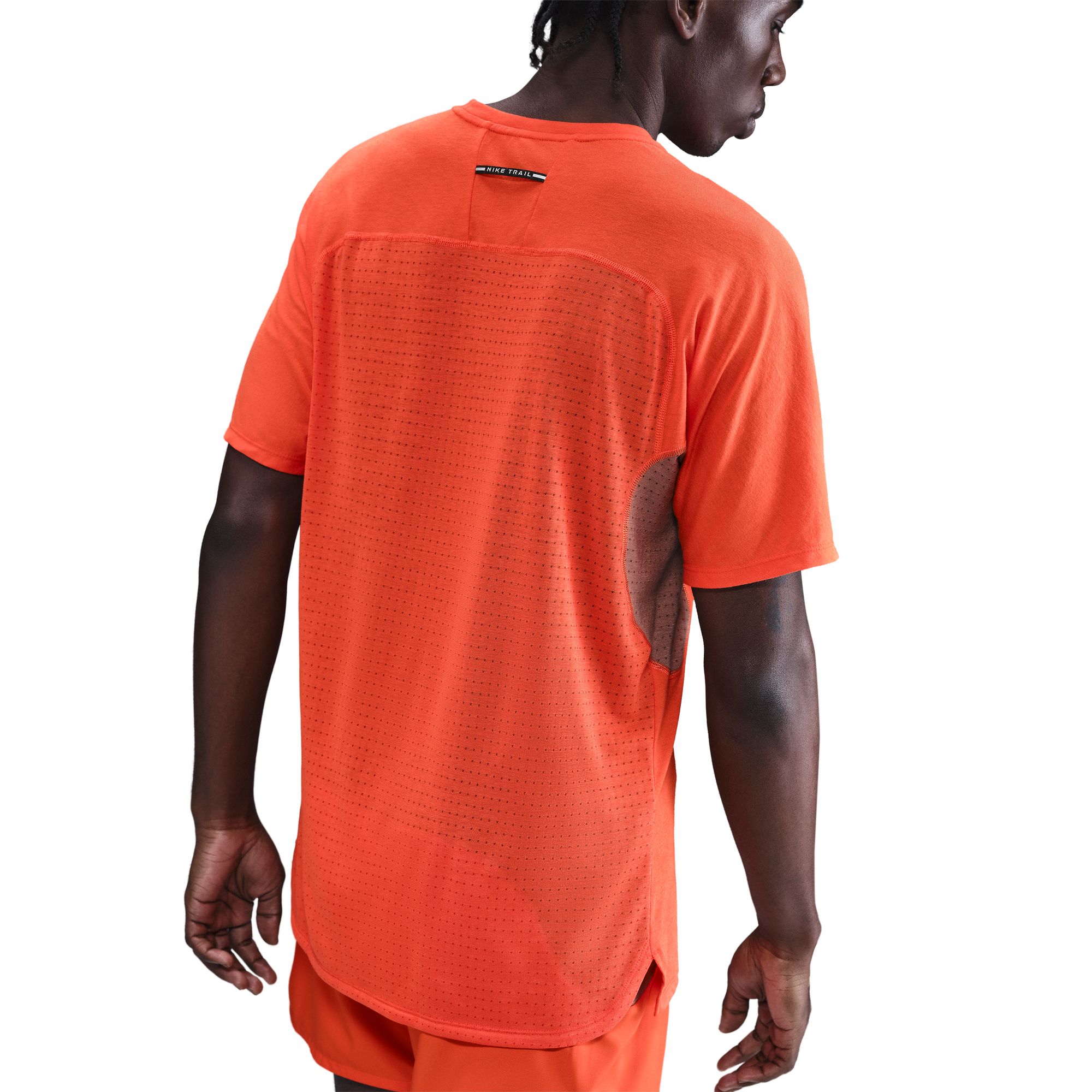 Trail Dri-FIT ADV Solar Chase T-Shirt Herre 633/Picante Red/Black