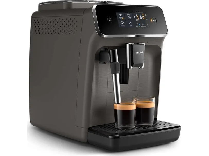 Philips Series 2200 EP2224 - Automatisk kaffemaskine med mælkeskummer - 15 bar - kashmirgrå
