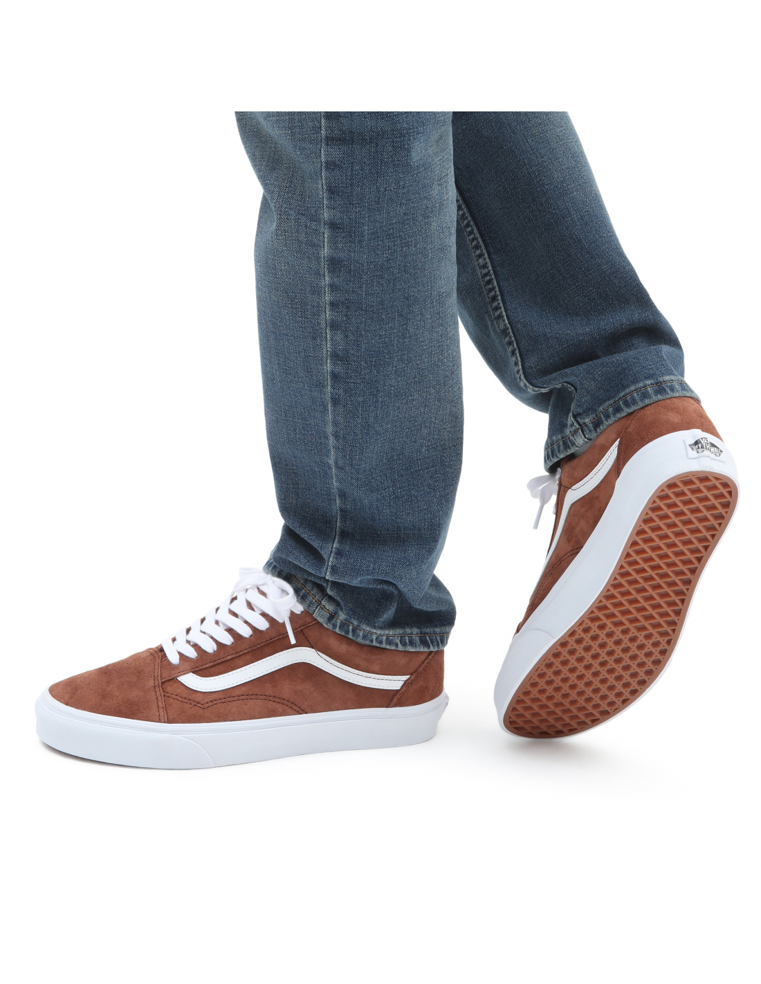 vans Sneakers mixte ua old skool psde daim marron