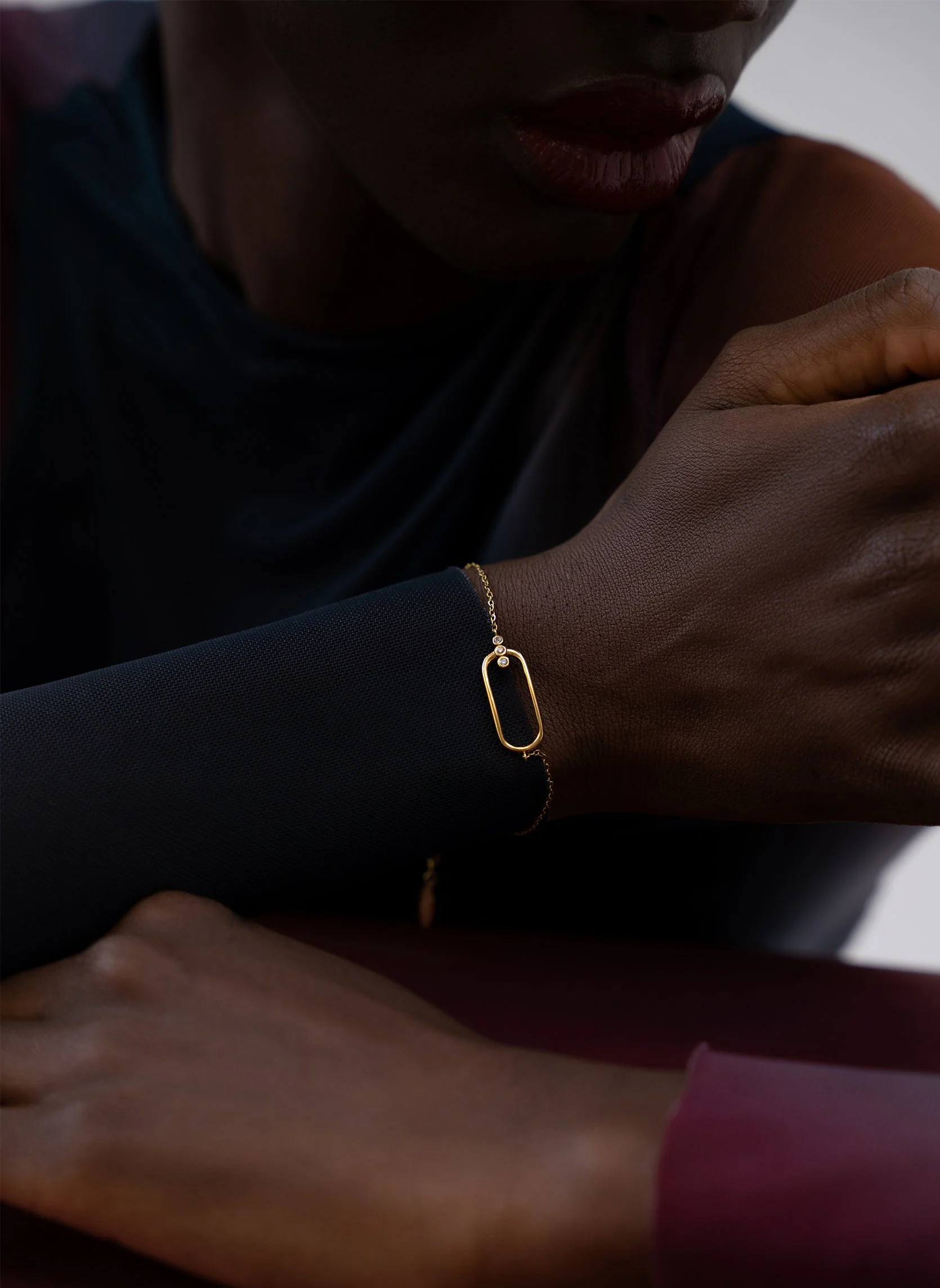 GAIA - Bracelet chaîne chaîne gaia | Blanc