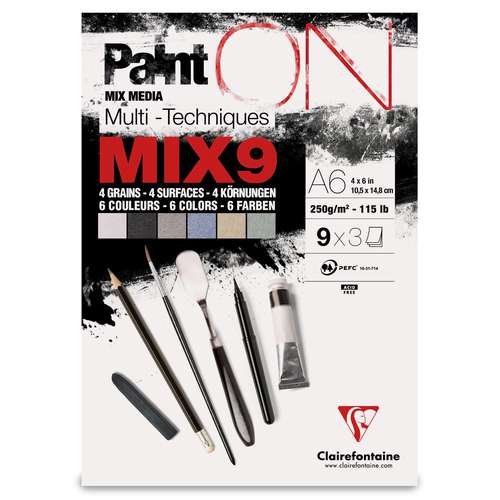 Clairefontaine Paint ON Mix Media MIX9-Block