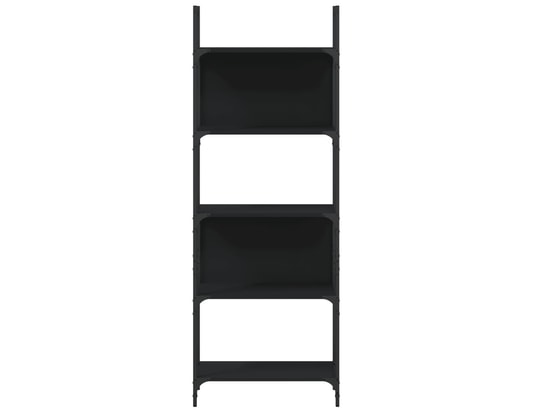 VIDAXL - Bibliothèque à 5 niveaux noir 60,5x24x166,5cm bois d'ingénie...