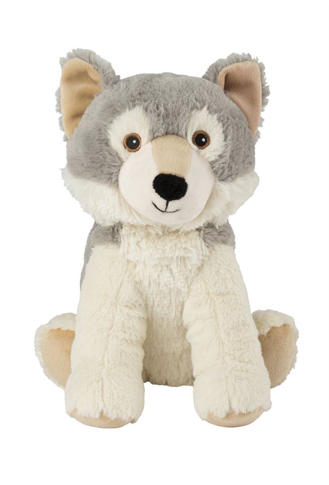 WARMIES Wärme-Stofftier<br>1 Stück, Wolf
