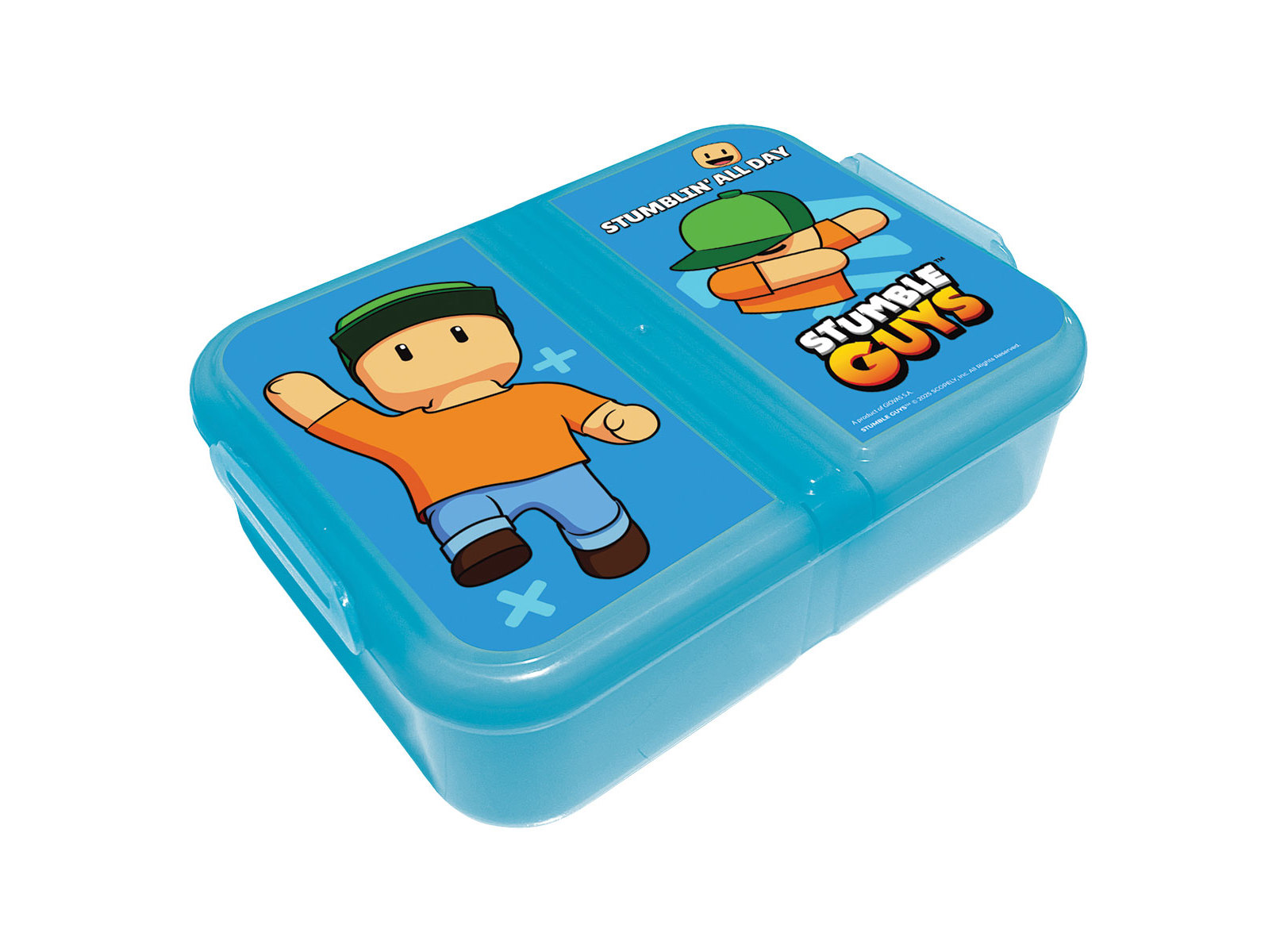 CAIXA PARA LANCHE STUMBLE GUYS COM DIVISÓRIAS