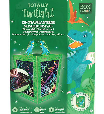 Box Candiy Kreatives Spielset - Laternen-Kratzkunst-Set - Totall