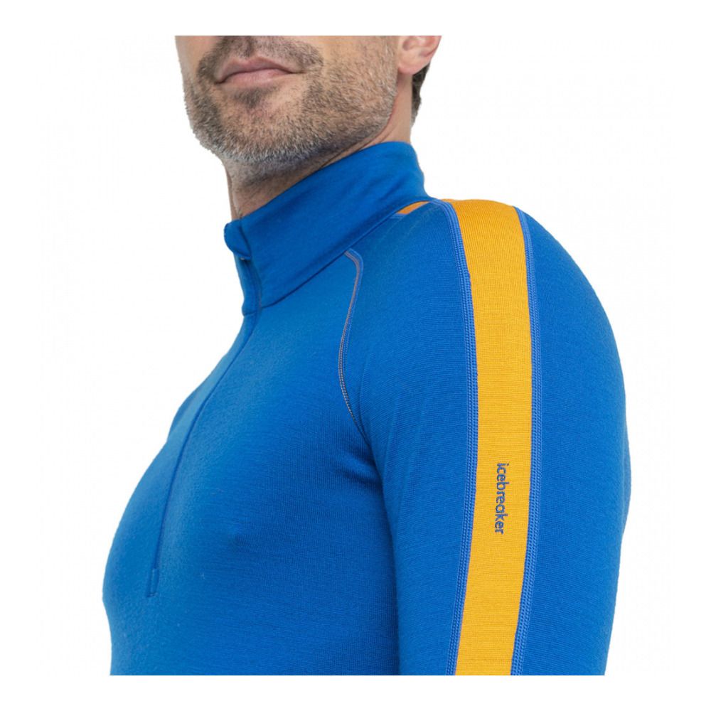 Icebreaker ZONEKNIT 260 - Sous-couche Homme lazurite/solar/cb