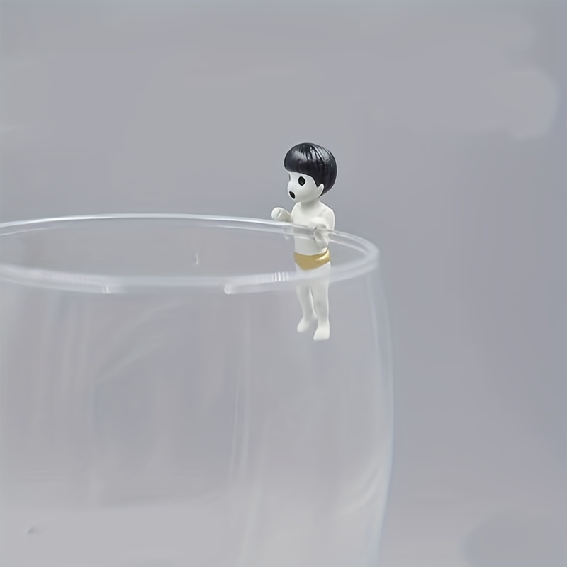 (2-tlg. Set) Halloween Trinkglas Zubehör Grusel Party Deko für Glas / Tasse / Becher - Horror Mädchen / Junge