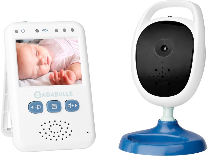 Badabulle Babyphone mit Kamera Video-Babyphone mit Farbdisplay und 250 m Reichweite