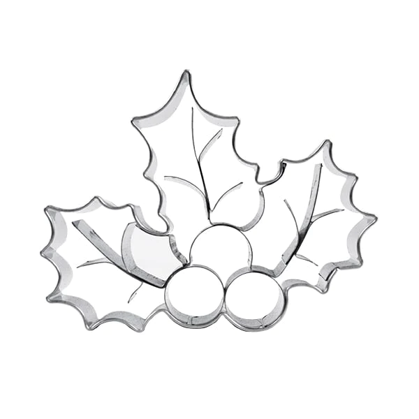 Découpoir inox Feuille houx Patisse