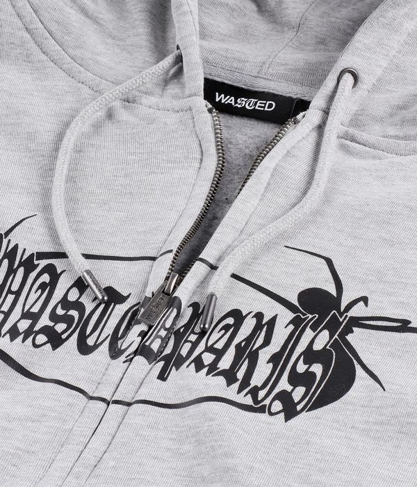 Wasted Paris Boiler Zip-Hoodie (ash grey)
