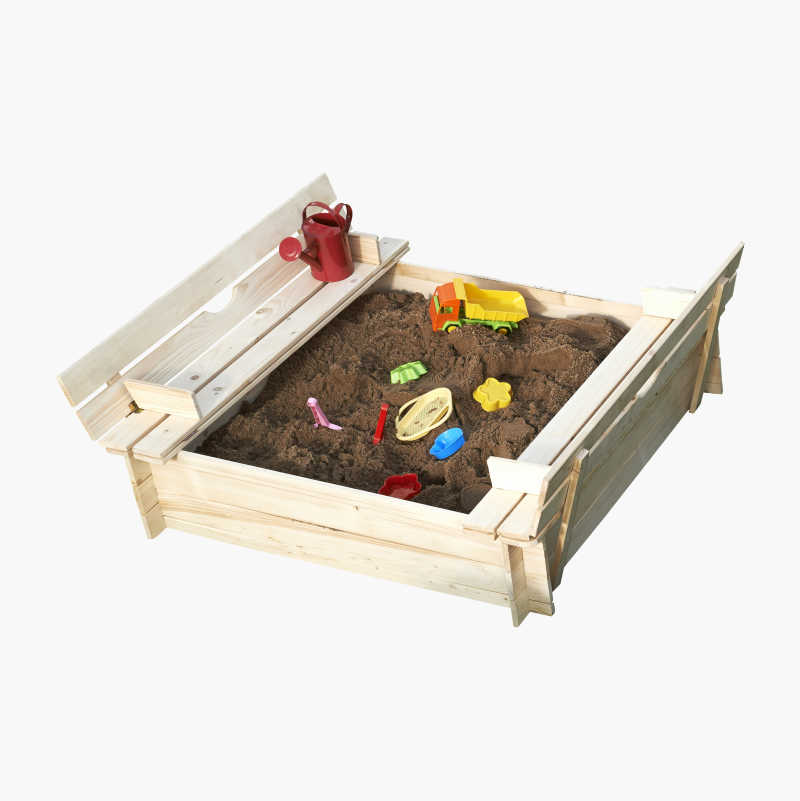 SANDKASSE, SAMMENLEGGBAR 1X1M